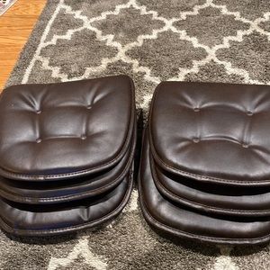 Chair Cushions-set of 6 espresso color!